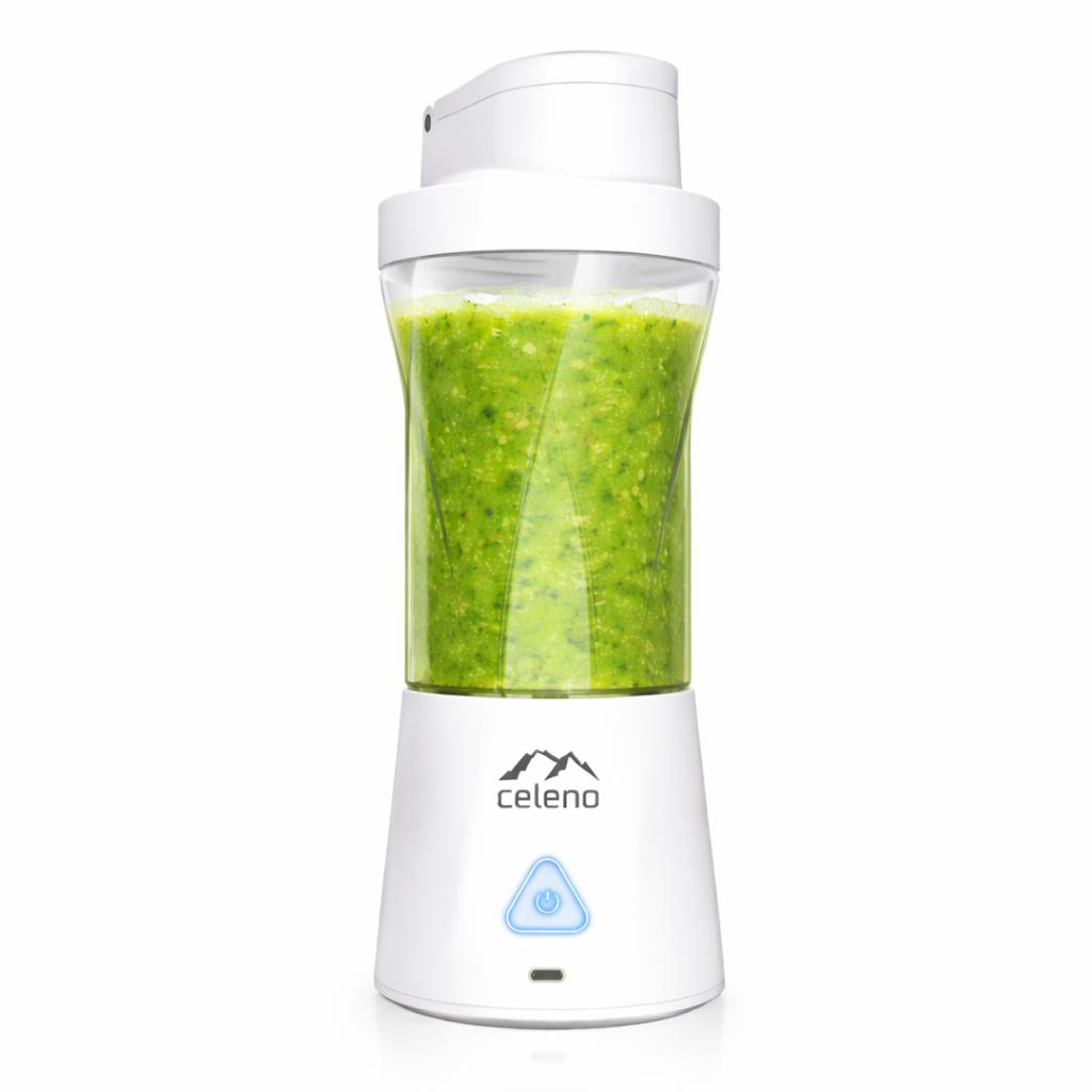Celeno Atlas — La única blender portátil de 360W que tritura hielo y fruta congelada a 2.500m de altitud
