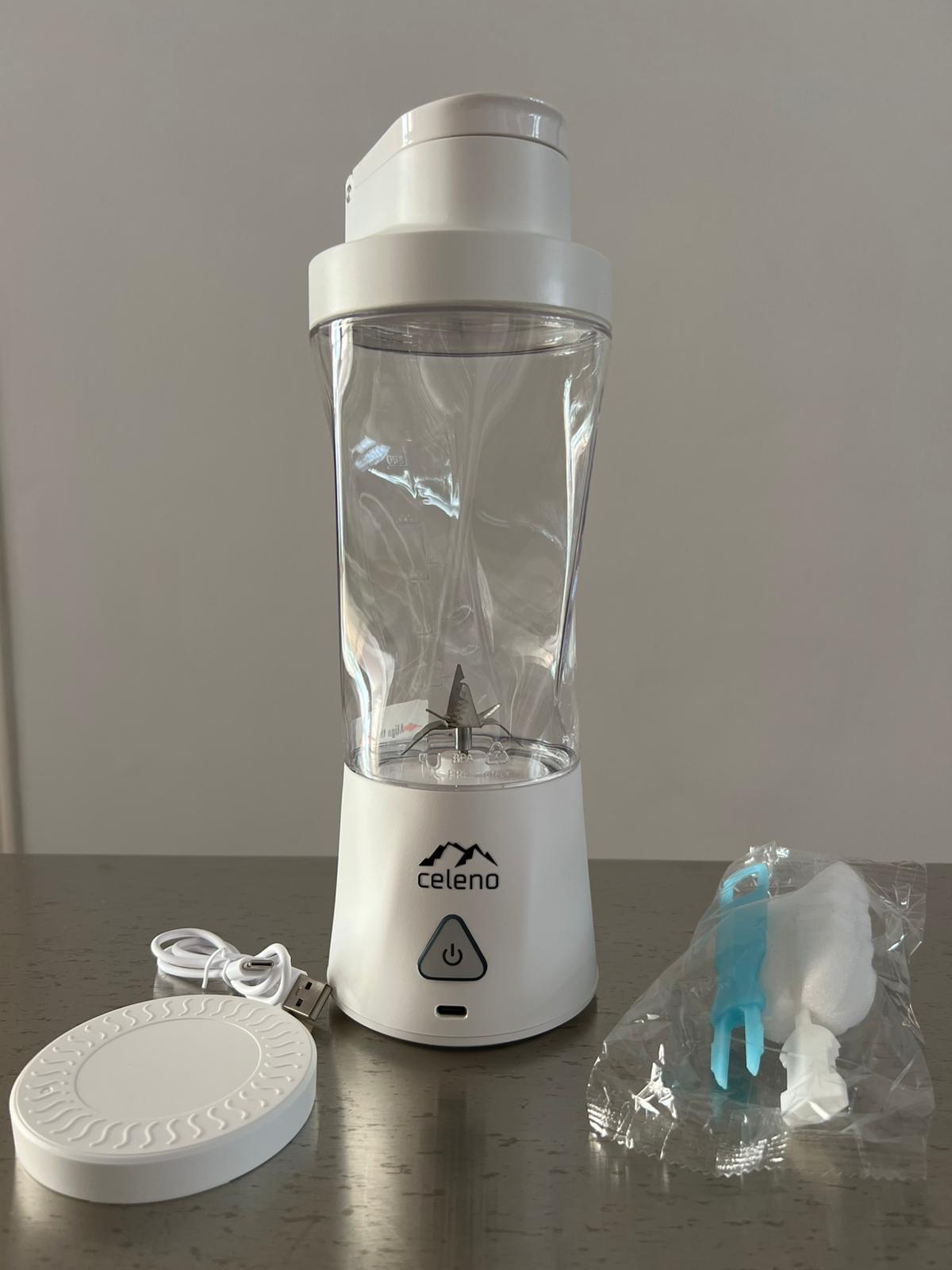 Celeno Atlas — La única blender portátil de 360W que tritura hielo y fruta congelada a 2.500m de altitud